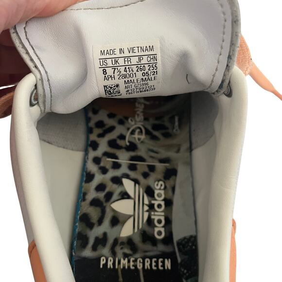 Adidas Stan Smith x Disney Miss Piggy Kermit Sneakers Men's 8 Pink & Green - Picture 11 of 12